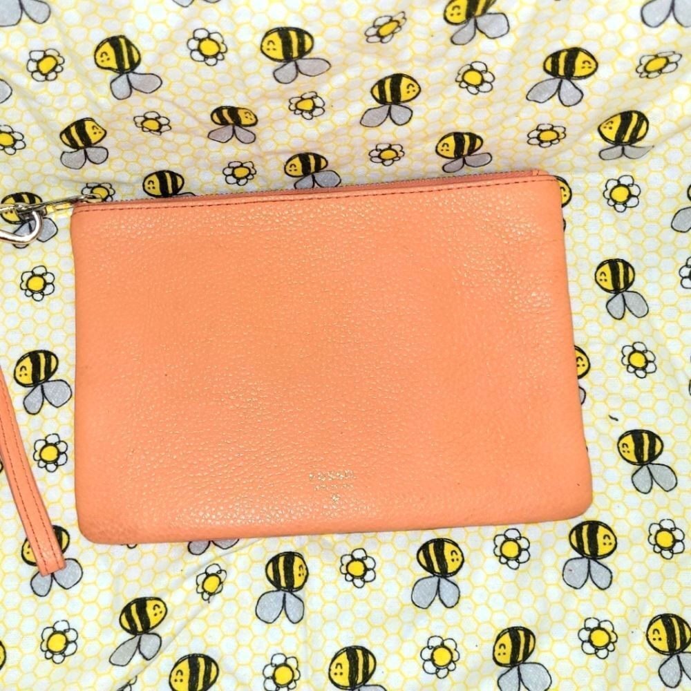 Fossil Emma Zip wristlet clutch